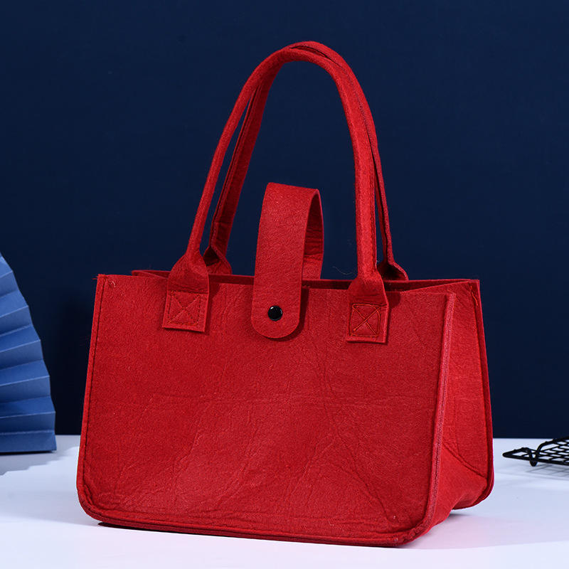 Best selling Wholesale Advertising Luxury Gift Felt Tote Shopping Bag
