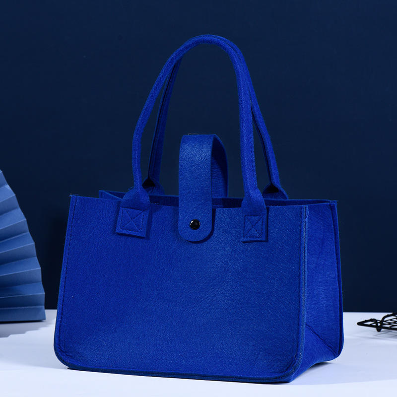Best selling Wholesale Advertising Luxury Gift Felt Tote Shopping Bag