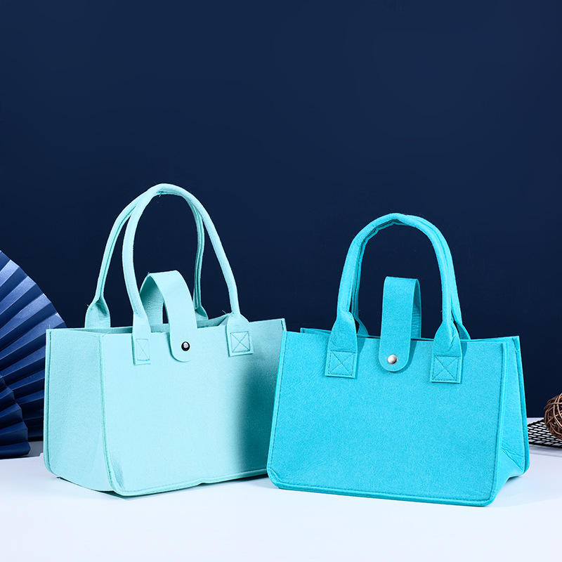 Best selling Wholesale Advertising Luxury Gift Felt Tote Shopping Bag