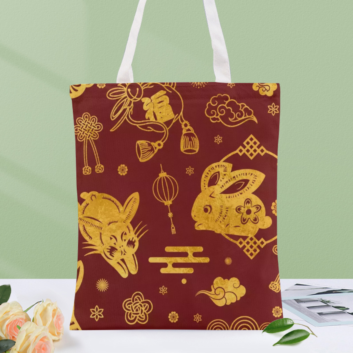 Factory Wholesale Creative Custom Cotton Printed Canvas Shopping Bag