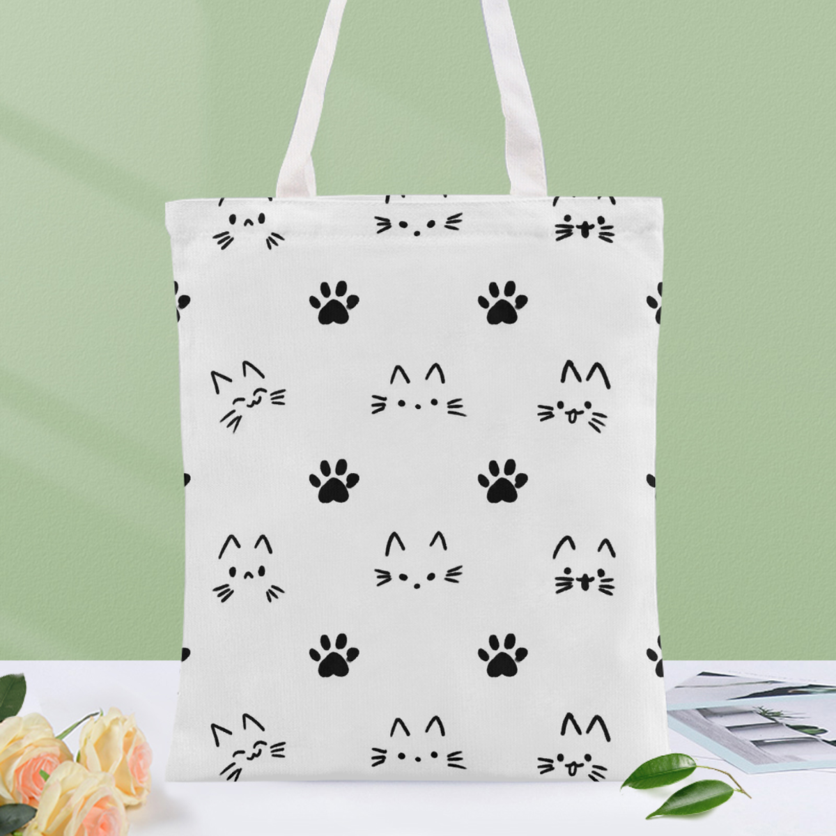 Factory Wholesale Creative Custom Cotton Printed Canvas Shopping Bag