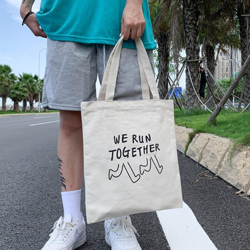Extra Large Reusable Organic Cotton Grocery Shopping Bag