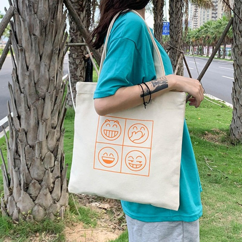 Extra Large Reusable Organic Cotton Grocery Shopping Bag