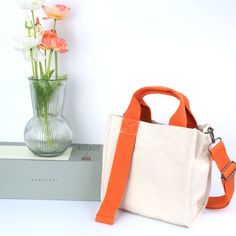 Wholesale Fashion Design Phone Pocket Sling Mini Messenger Custom Single Strap Shoulder Canvas Crossbody Bags