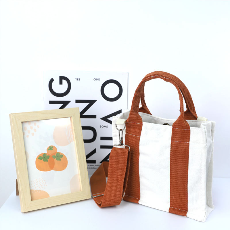 Manufacture Direct Supply Custom Ladies Hand Tote Bag Small Shoulder Messenger Travel Canvas Bag Crossbody