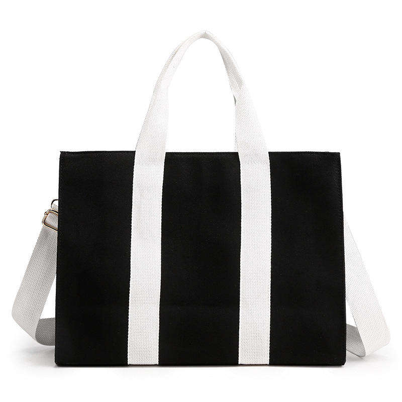 Wholesale Custom Design Eco Friendly Reusable Recycle Ladies Adjustment Shoulder Crossbody Bag Women Canvas Tote Bags