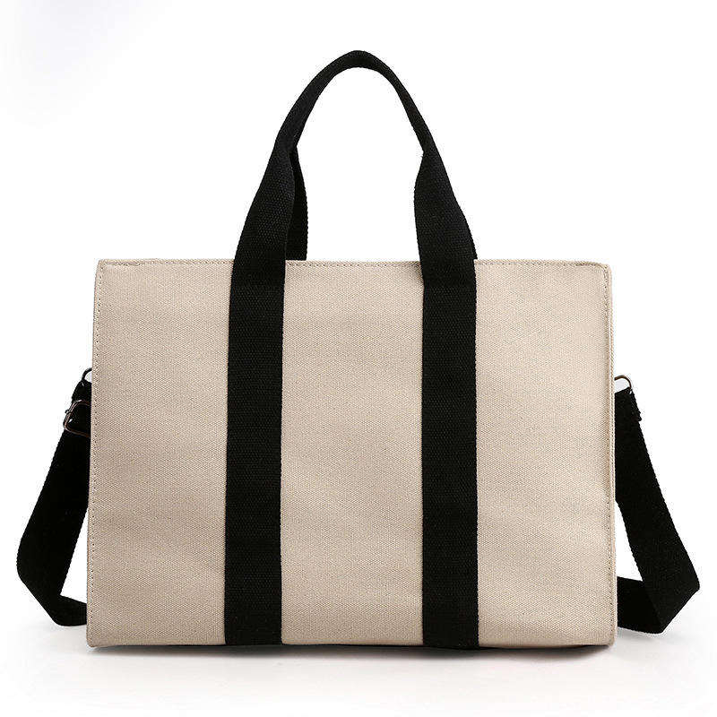 Wholesale Custom Design Eco Friendly Reusable Recycle Ladies Adjustment Shoulder Crossbody Bag Women Canvas Tote Bags