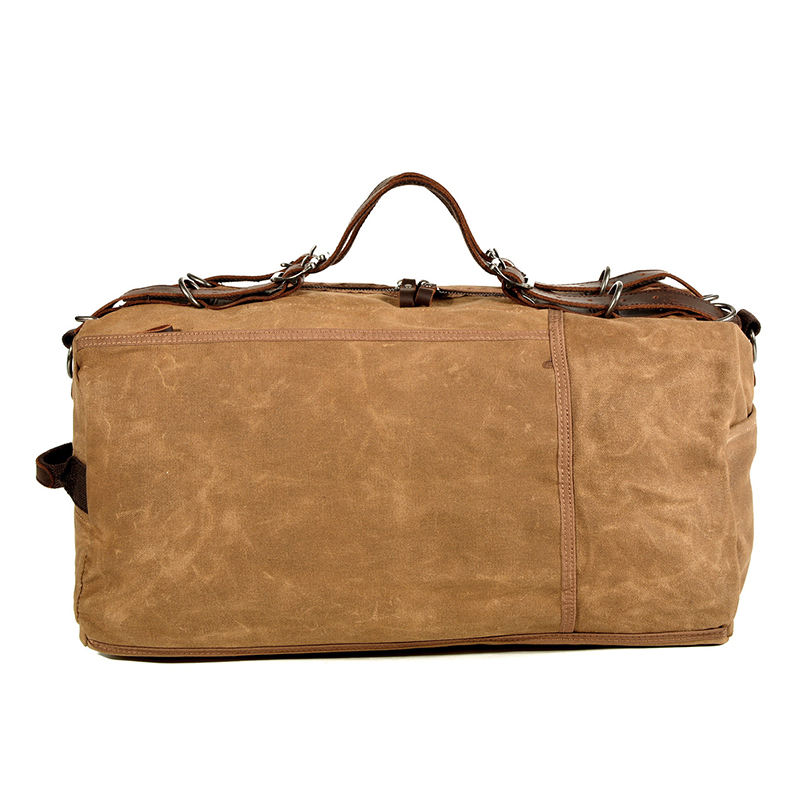 Military Style Distressed Thick Canvas Bag Large Capacity Outdoor Sports Travel Bag