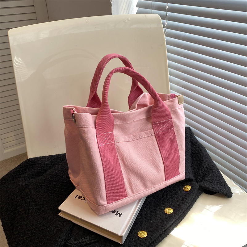 Fashion Ladies Cotton Canvas Messenger Bag For Shopping