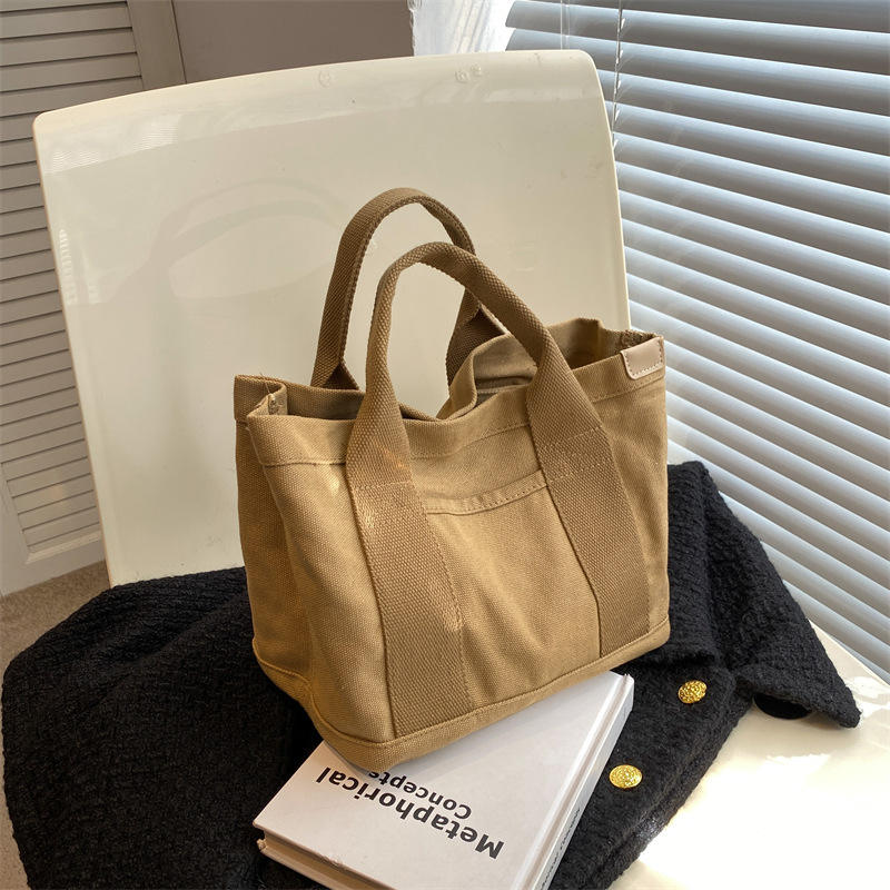 Fashion Ladies Cotton Canvas Messenger Bag For Shopping