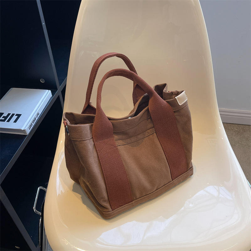 Fashion Ladies Cotton Canvas Messenger Bag For Shopping
