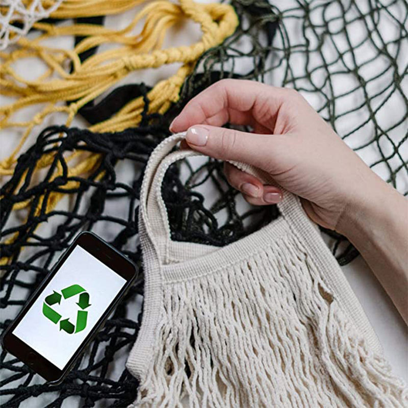 Reusable Produce Bags Cotton Mesh Grocery Bags