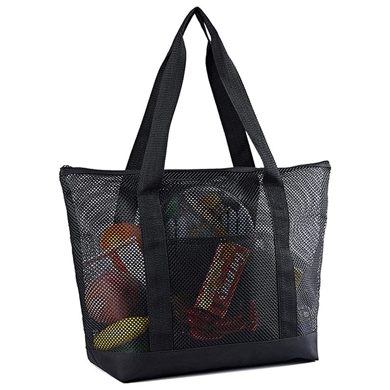 Manufacturers Custom Mesh Beach Shopping Bag For Outdoor