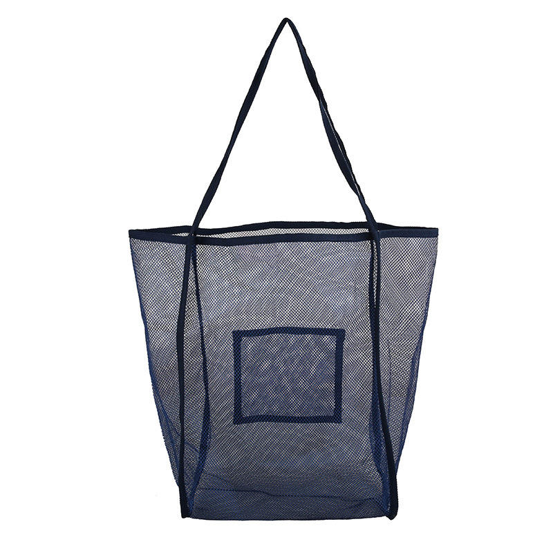 Colorful Fashion Mesh Beach Tote Bag For Outdoor Storage