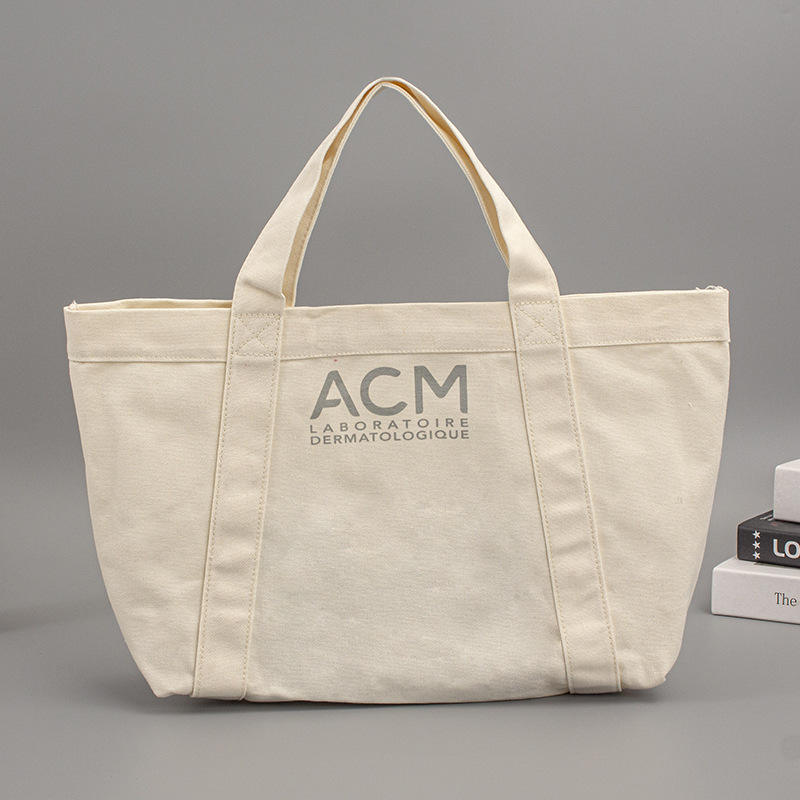 Manufacturers Supply Custom Logo Hand-held Canvas Bags Creative Gift Cotton Bags For Advertising