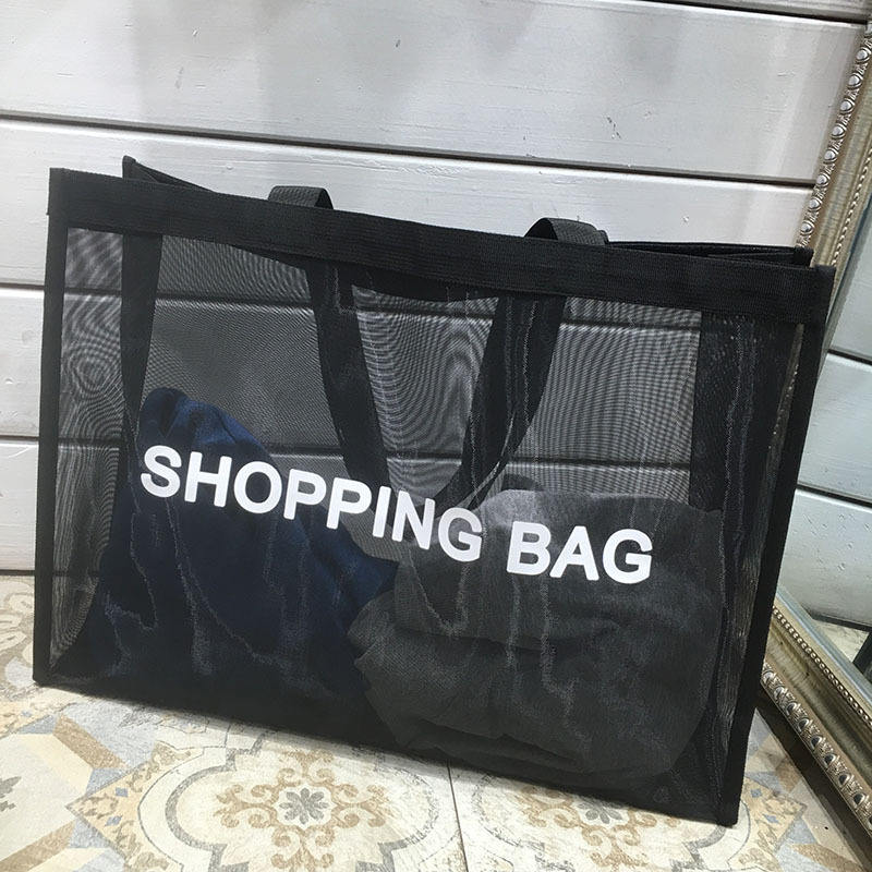 Wholesale Custom Mesh Beach Tote Bags For Shopping