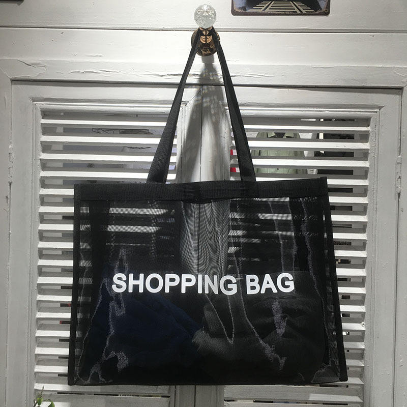 Wholesale Custom Mesh Beach Tote Bags For Shopping