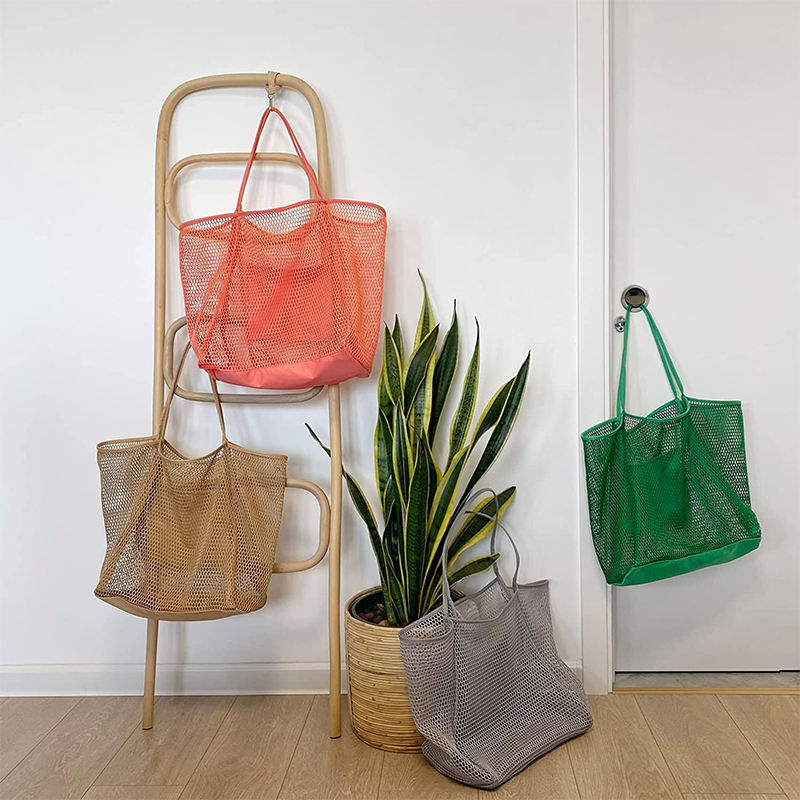 Canvas Cotton Mesh Bag Shopping Bag Custom Printed