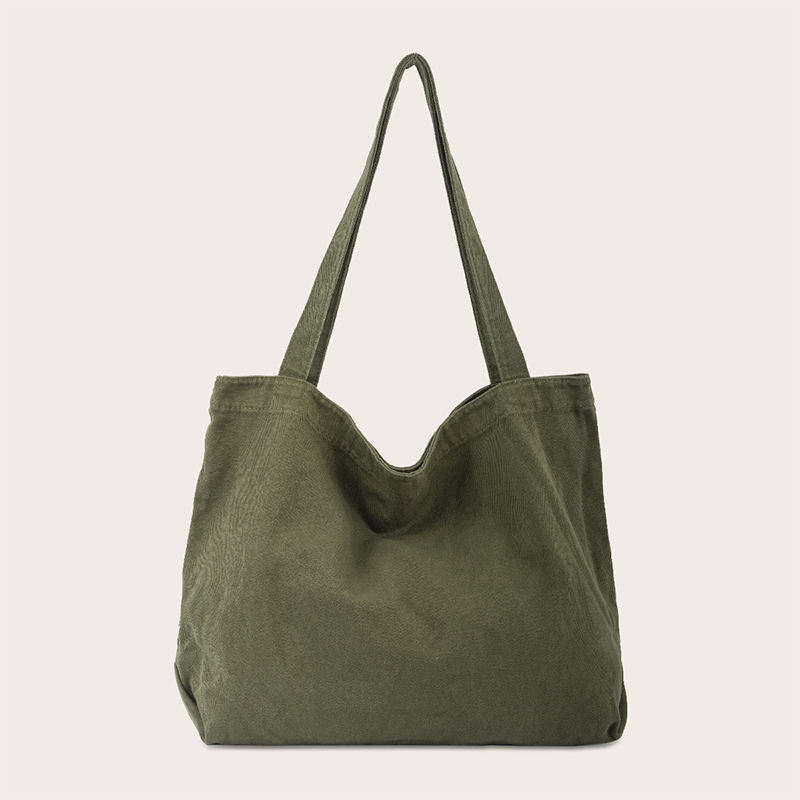 Wholesale Custom Logo Waterproof Canvas Bag Simple Leisure Shopping Bag