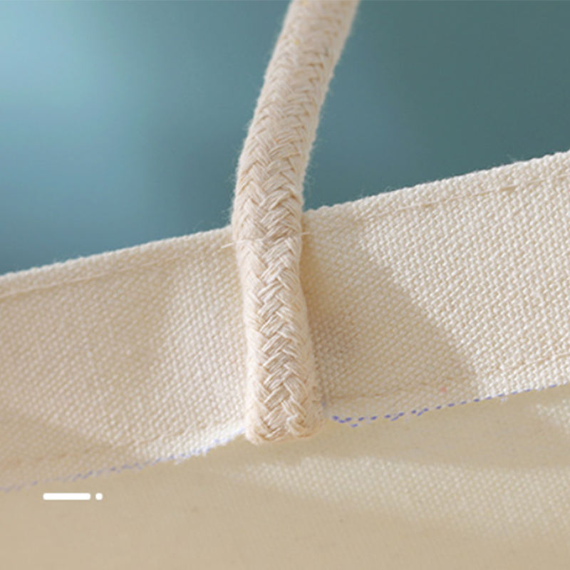 Waterproof Cotton Canvas Bag Environment-friendly Recycling Custom Logo Shopping Bag
