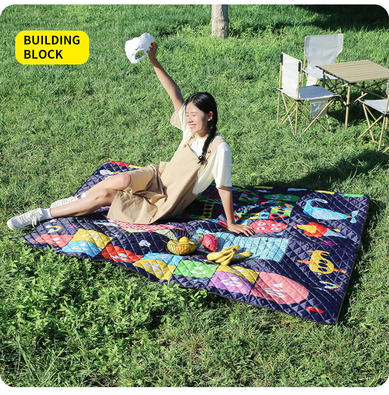 Leisure Ins Style Waterproof Thickened Picnic Mat Portable Moisture-proof Camping Mat For Outdoor