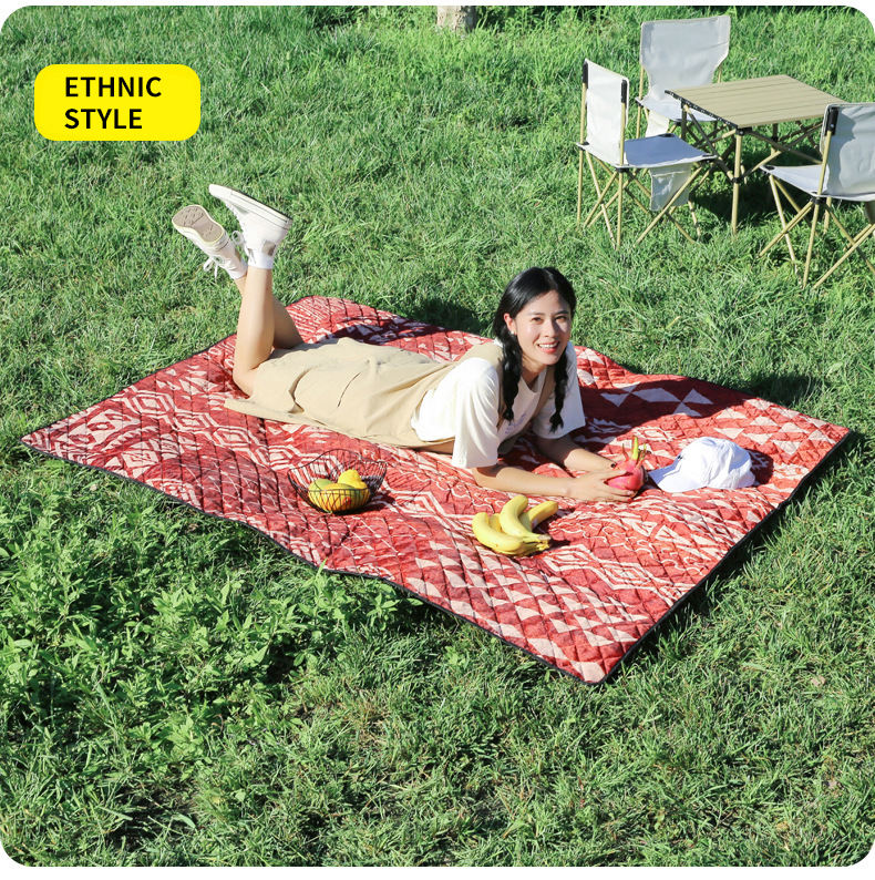 Leisure Ins Style Waterproof Thickened Picnic Mat Portable Moisture-proof Camping Mat For Outdoor