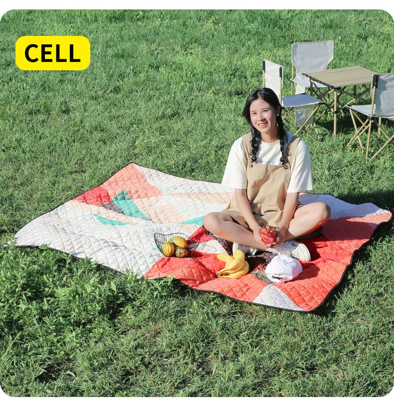 Leisure Ins Style Waterproof Thickened Picnic Mat Portable Moisture-proof Camping Mat For Outdoor