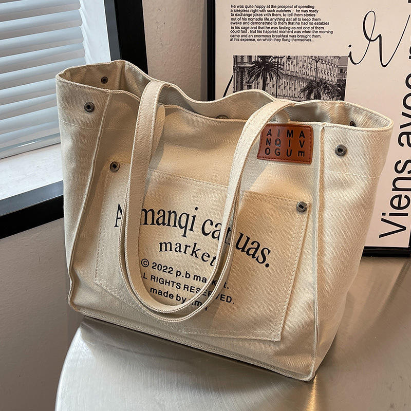 Wholesale reusable Cotton Shopping Bags With Printed Custom Logo