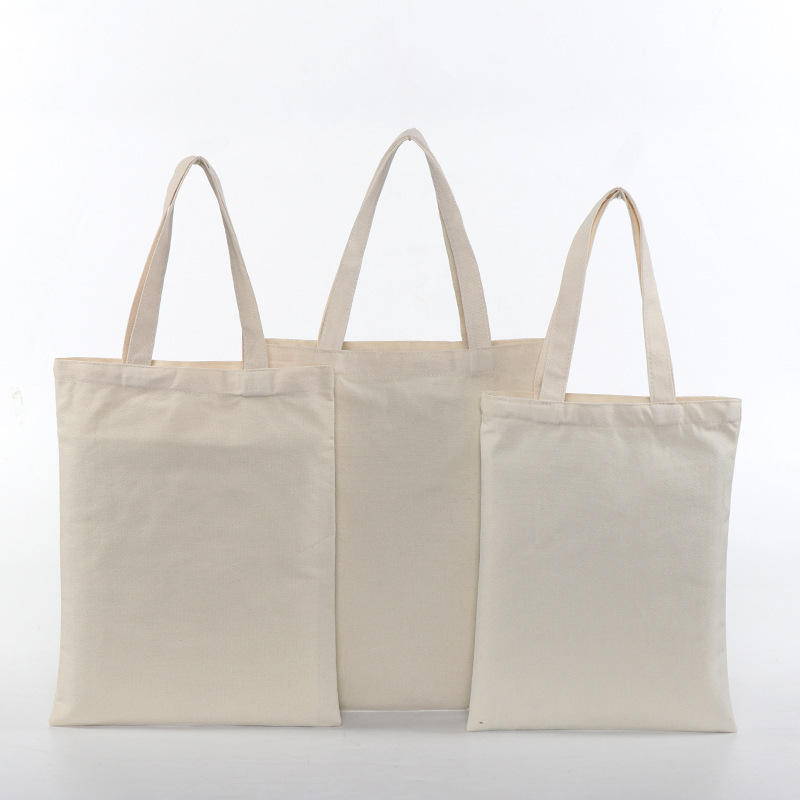 Factory Wholesale Promotional Personalized Blank Plain Cotton Canvas Bags Reusable Shopping Cotton Tote Bags With Custom Printed