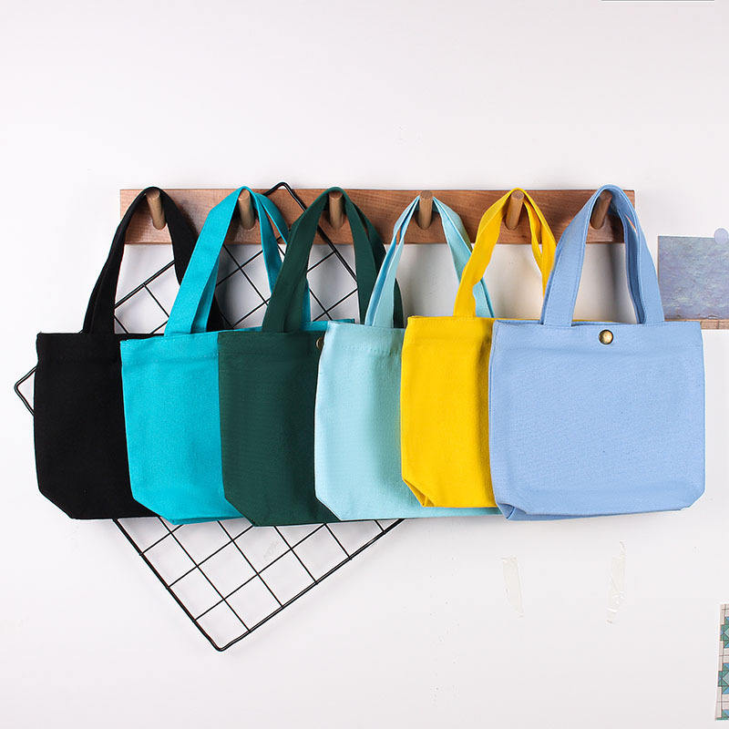 Wholesale Canvas Tote Shopping Bag Custom Mini Tote Bags