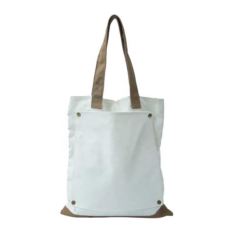 Simple Reusable Gift Cotton Canvas Tote Bag For Shopping