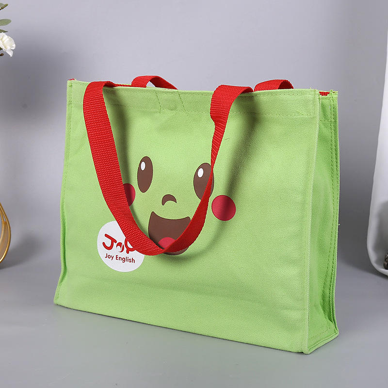 Wholesale Custom Portable Cotton Canvas Tote Bag With Logo