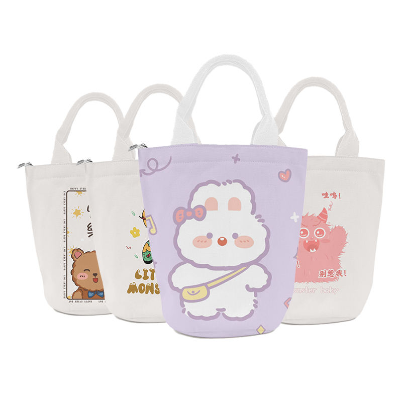 Manufacturer Portable Cute Insulated Canvas Lunch Bags For Adults