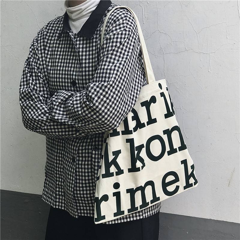 Custom Cotton Canvas Shoulder Tote Shopping Bag Manufacturers
