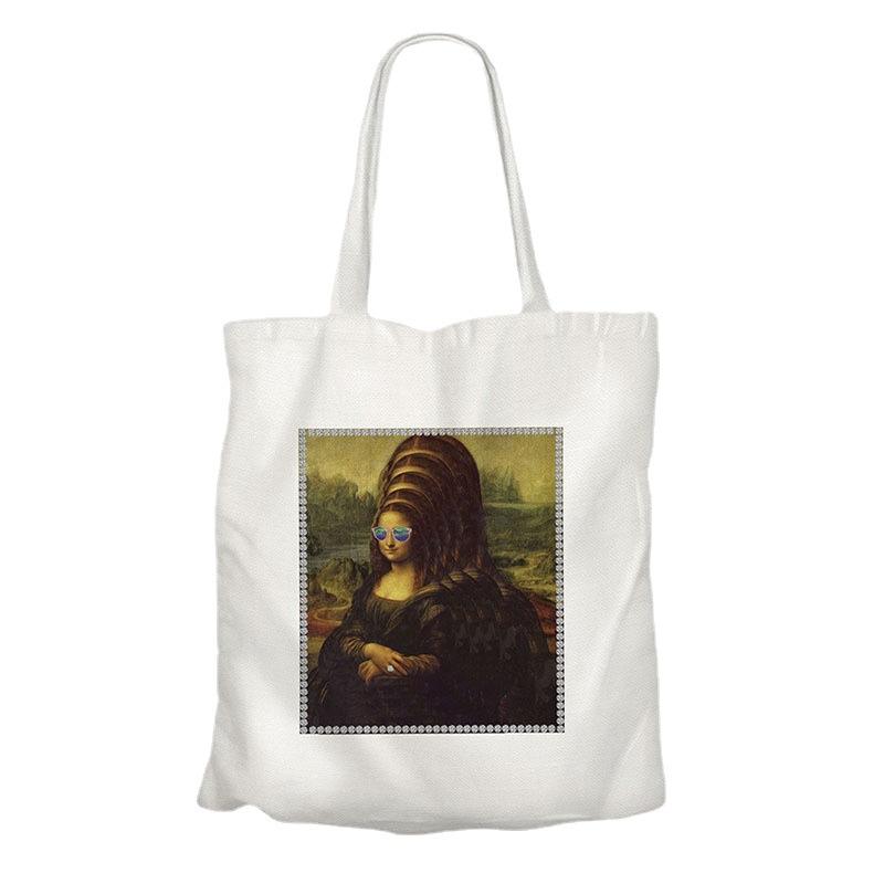 Wholesale Custom Cartoon Printing Cotton Canvas Shopping Bag