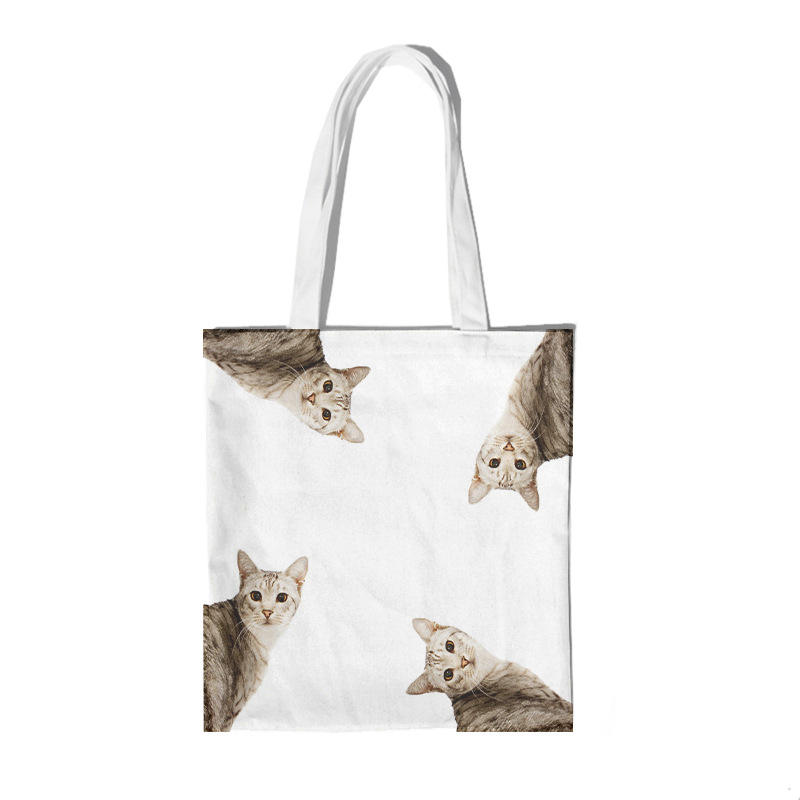 Extra Large Customised Reusable Organic Cotton Tote Shopping Bag With Logo White