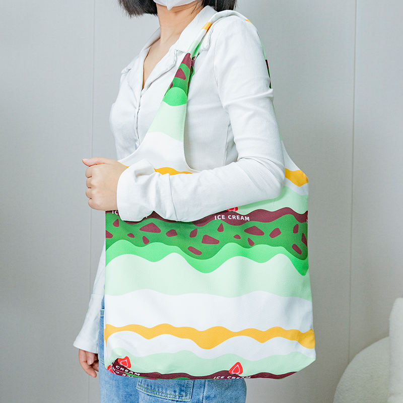 Creative Custom Cotton Canvas Bag Full Page Printed Large Tote Bag
