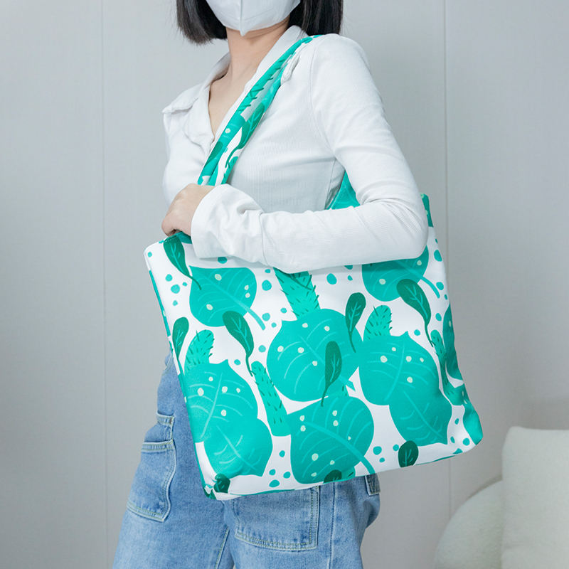 Creative Custom Cotton Canvas Bag Full Page Printed Large Tote Bag