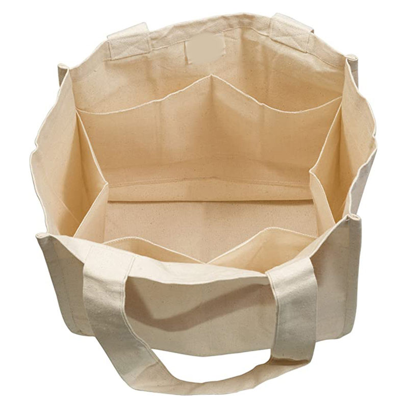 Wholesale Custom Canvas Grocery Tote Shopping Bags With Logo