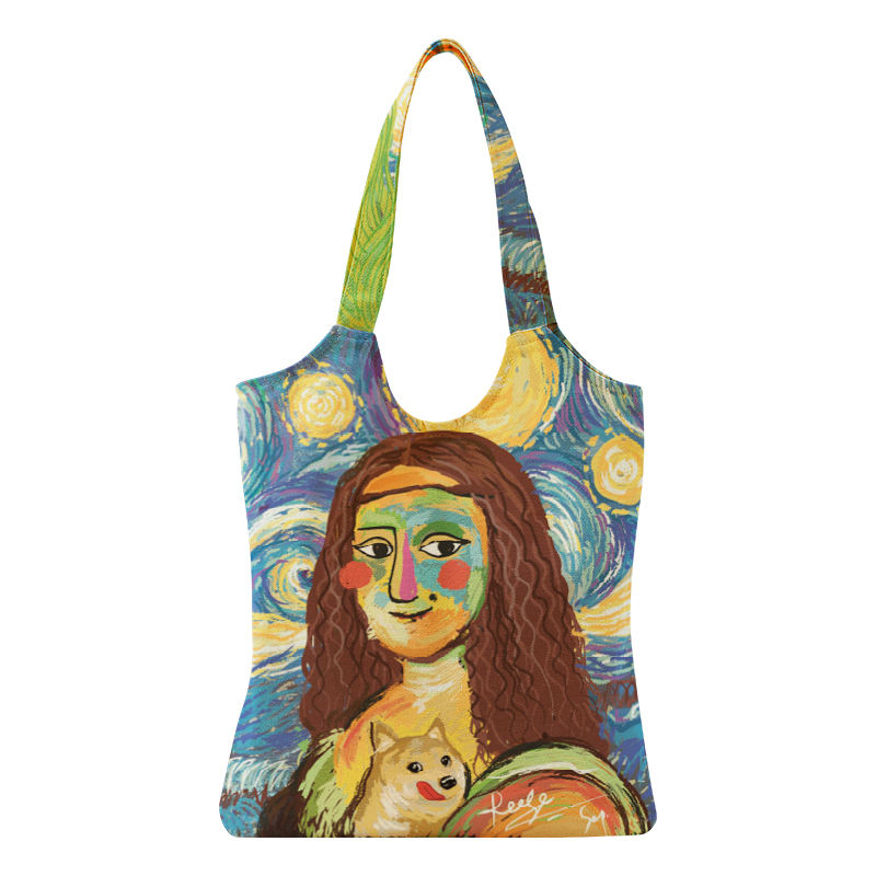 New Arrival Factory Original Design Eco Friendly Thermal Sublimation Cotton Canvas Shopping Tote Bag For Women