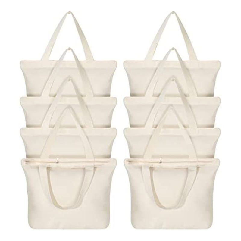 Factory wholesale Organic Cotton Washable Eco-friendly Canvas Tote Bags