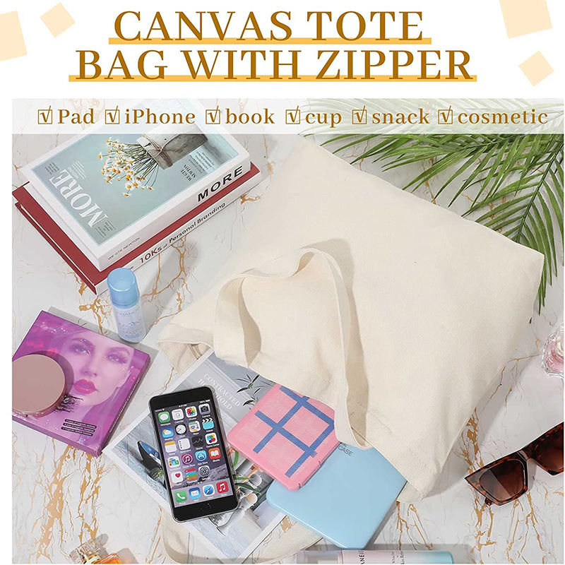 Factory wholesale Organic Cotton Washable Eco-friendly Canvas Tote Bags