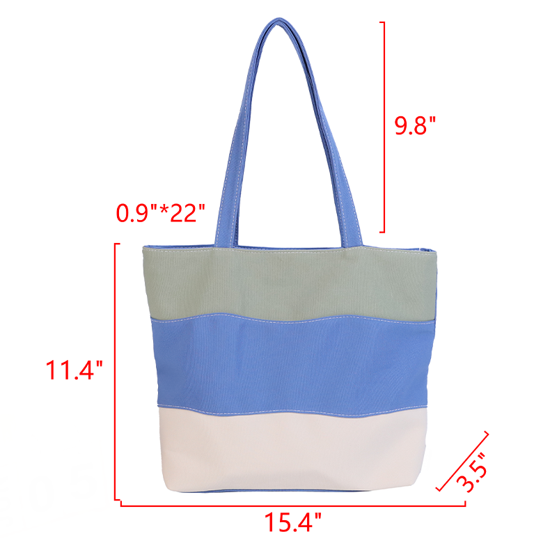 Factory OEM ODM Eco Friendly Recycled Polyester Cotton Canvas Reusable Custom Shopping Tote Bag