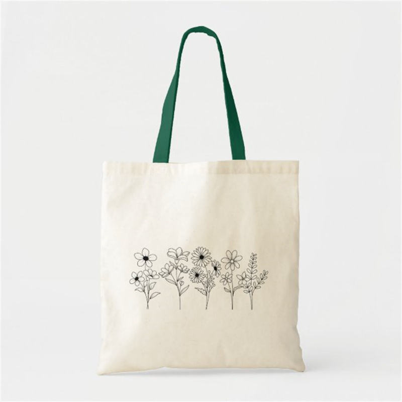 Wholesale Simple Design Natural Color 100% Cotton Custom Reusable Tote Canvas Bag