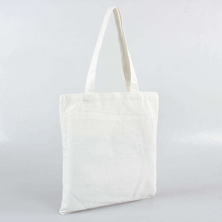 Eco Friendly Recycled Reusable 12Oz 16Oz Thick Plain Blank Cotton Canvas Bags