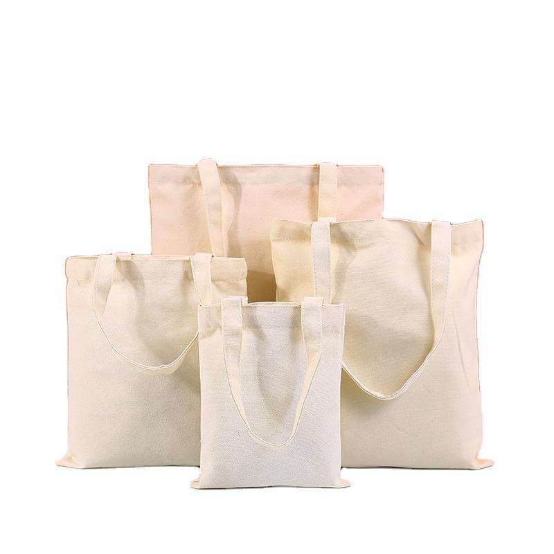Blank Cotton Plain Customized Logo Canvas Bag