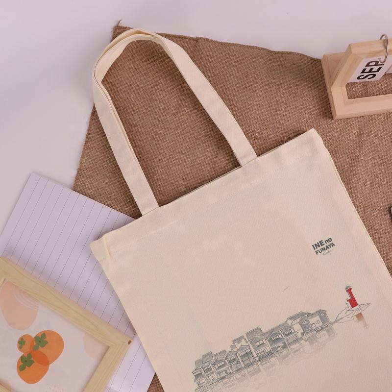 Custom Logo Size Washable Reusable Shopping Shoulder Cotton Canvas Bag