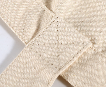 Eco Friendly White Large Capacity Custom Logo Cotton Canvas Bag