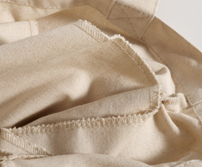 Eco Friendly White Large Capacity Custom Logo Cotton Canvas Bag