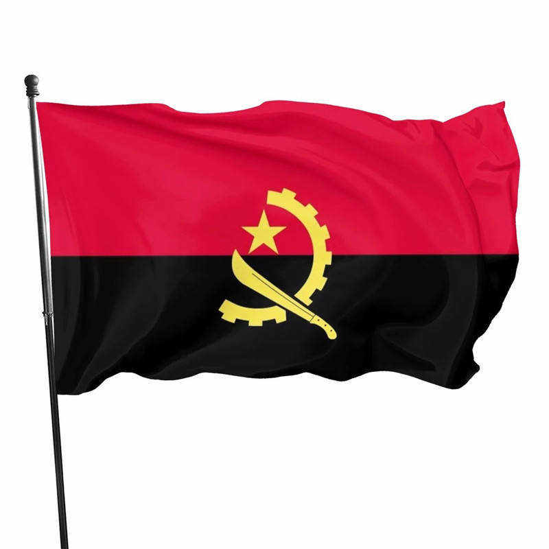 2027 Angola Election T-shirt / Cap / Flag / Scarf Set Custom